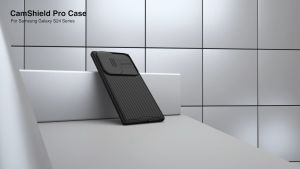 Samsung Galaxy S25 S24 Ultra + Plus A55 A35 S23 S22 FE 5G - Nillkin CamShield Pro Magnetic Case Full Coverage Matte Shock Resistant Casing Sliding Camera Protection Scratch Anti Slip Corner Bumper Magsafe Wireless Charging Protective Mobile Phone Hand
