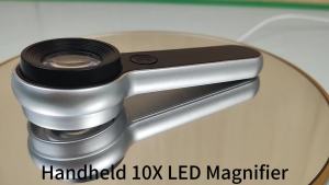 60X Magnifier with UV Light Handheld Illuminated Magnifying Glass USB Rechargeable for Seniors Reading Jewelry money Inspection