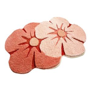 Dajiang (大江) | Water-Absorbing Anti-Slip Bathroom Mat Plant Pattern Velvet
