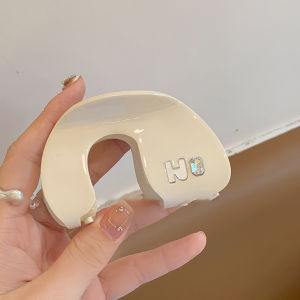 กิ๊บติดผมรูปฉลามขนาดเล็กสำหรับผู้หญิง กิ๊บติดผมสไตล์เกาหลี ทรงครึ่งหัว เครื่องประดับผมสุดเก๋ ดีไซน์ใหม่ 2025