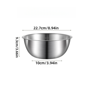 Bowl Strainer Colander Washing Rice Basket Kitchen Stainless Steel Salad Spaghetti Pasta Fruit Draining Rinsing Mixing Mesh Set