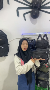 Tas Waistbag Polos Kasual Pria - Tas Selempang Trendy - Tas Pinggang Distro - Westbag cowok Kasual - Slingbag Polos - PG - 8833