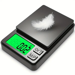 Precision Pocket Scale 1000g 0.1g Digital Gram Scale Backlit LCD Portable Jewelry Food Grain oz Tare Function Travel Use