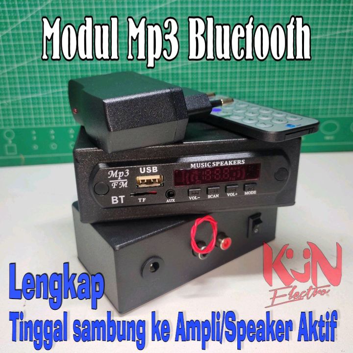Modul mp3 bluetooth lengkap Box mini Tinggal sambung ke ampli | Lazada ...