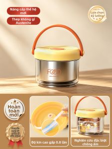 YOULUNMEI | Hộp Cơm Bằng Cách Âm Có Lớp Đôi