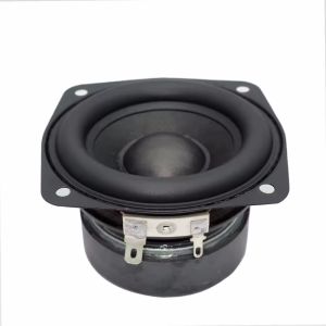 New 3 Inch Subwoofer Speaker 78MM 4 Ohm 15W Convex Cap Bass Square Woofer Dual Magnetic Speaker DIY Bookshelf Home Speakers