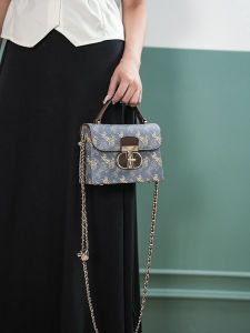 Jacoponnus Genuine Leather Vintage Box Bag Womens New 2025 Lightweight Luxury Commuter Crossbody Small Square Bag