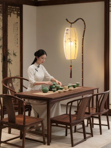RIYUE | Vintage Chinese Style Floor Lamp
