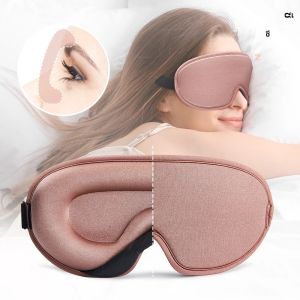 Silk Sleeping Mask Soft Smooth Sleep Mask สําหรับตา Travel Shade COVER REST ผ่อนคลาย Sleeping Blindfold Eye COVER Sleeping Aid