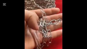 2-4mm Thickness 304 Stainless Steel Ordinary Clothes Line Hardware Swing Guardrail Long Link Chain