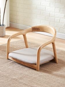 vivTree | Japanese Style Wooden Tatami Chair