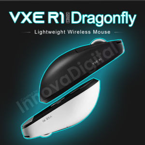 ATK | ATK VXE Dragonfly R1 Pro MAX Esports Gaming Mouse Lightweight PAW3395 2.4G Wireless R1 SE Plus Bluetooth FPS Mouse Rechargeable