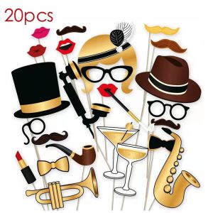 Photo Props Photobooth Just Merried Funny Glasses DIY Birthday Baby Shower Boy Girl Photo Booth Props Wedding Decorations