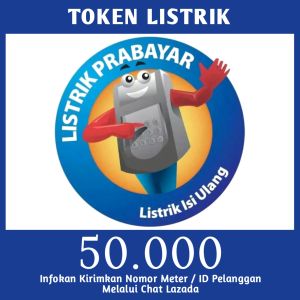 TOKEN LISTRIK PLN 50.000 Ready Bisa Langsung Di Order