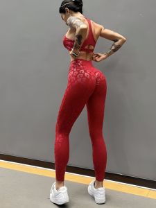 High-Waist Fitness Pants Womens Sporty Peach Butt Training Tight Pants Quick-Dry Breathable Nylon Yoga Gym Trousers