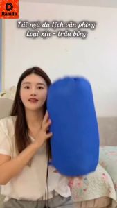 Túi ngủ văn phòng du lịch tiện dụng cao cấp có mũ trùm đầu và túi đựng kích thước 210cmx75cm - Chính hãng D Danido