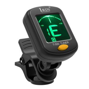 IRIN | IRIN Guitar Tuner LCD Display T-500 Rotatable Clip-on Tuner For Chromatic Acoustic Guitar Bass Ukulele Beginner Accessories
