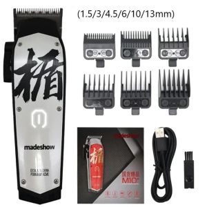 Professional Hair Clipper Madeshow M10+ 0mm Bald Head Trimmer 2200mAh 7000 RPM Barber Finishing Hair Clipper for Man