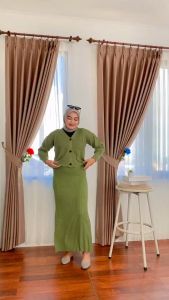 Rok rajut span panjang wanita bawahan terbaru kekinian