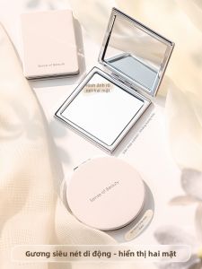 Goodgudi | Compact Folding Double-Sided Round Mirror