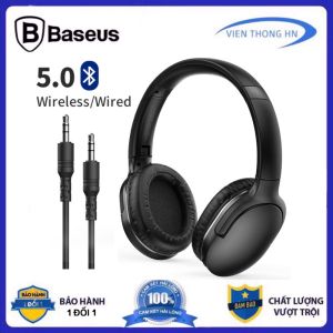 Tai nghe chụp tai bluetooth Baseus D02 pro Encok - Headphone âm thanh sống động vòm lập thể 6d chống ồn âm cao cấp - vienthonghn