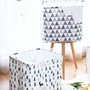 Bayar Di Tempat - Storage Bag Jumbo 100 Liter / Keranjang Baju Tempat Pakaian / Tempat Mainan Anak