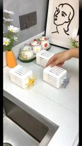 Punch-free Wall Mounted Kitchen Storage Box With 360 Degree Rotated 6 Claw Hook Kitchen Self Adhesive Cooking Utensils Organizer