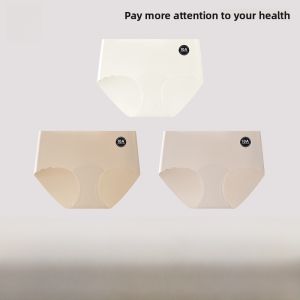 Miiow | Antibacterial Silk Triangle Panties For Women Seamless Fitness Yoga Underwear Comfortable Breathable Mid Waist Briefs