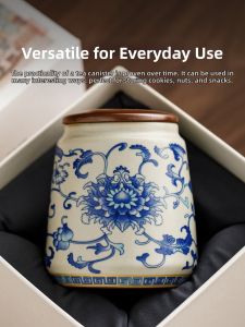 SHUANGYU | Sealed Tea Canister Ceramic Tea Storage Jar
