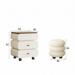 Pashaman | Movable Adjustable Vanity Dressing Table