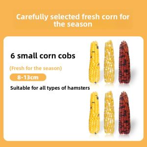 Nutritious Hamster Snacks Tooth Grinding Stick Corn Cobs Scenic Construction Toys for Flower Rat Obesity Increasing Food