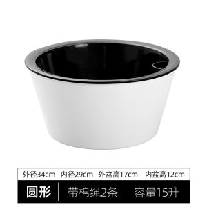 Bean Bag Flower Pot Automatic Water Feeding Large Plastic Vegetable Planting Handy Gadget Family Balcony Hanging Flower Pot Rectangular Horun Basin