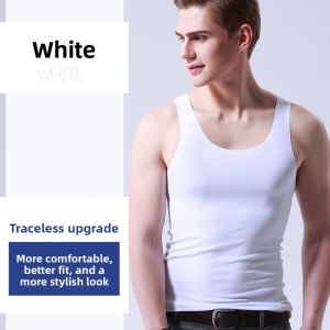 Mens Seamless Fitness Tank Top