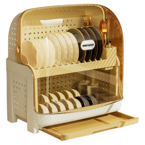 JIAJIESHI | Double Layer Dishes Storage Rack