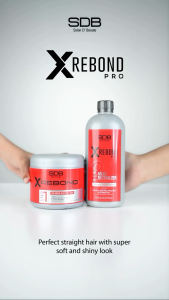 SDB X Rebound Pro Step 1 500ml Keratin Hair Smoothing Rebonding Pelurusan Rambut Super Resistant