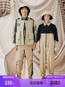 Loose Wide Leg Pants Windproof Breathable Cargo Trousers with Straps Mountain Series Casual Fashion Womens Premium Clothing