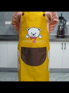ผ้ากันเปื้อนสไตล์แม่บ้านญี่ปุ่น ผ้ากันเปื้อนทำอาหาร ผ้ากันเปื้อนกันน้ำ น่ารัก มาใหม่PVC ผ้ากันเปื้อน ผ้ากันเปื้อนสไตล์แม่บ้านญี่ปุ่