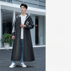 KeyRu | All-in-one Waterproof Raincoat for Adults E-bike Riders Long Anti-heavy Rain