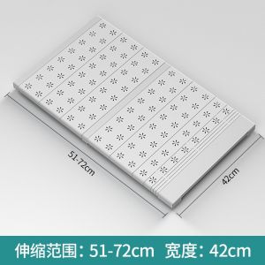 Expandable Closet Shelf Wall Mounted Storage Organizer No Drilling Required Carbon Steel Multi-Layered Shoe Rack And Wardrobe Divider