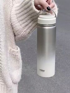 New Arrival แก้วเก็บอูนูหภูมิ Tyeso พร้อมหูหิ้ว 530ML-750ML ราคาถูกต้อง 8-12 ชั่วโมง Tyeso แท้% ราคาสูงสุด