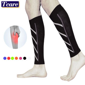 1 Pair Sports Compression Thin Calf Splints Gym Calf Support Assists Night Running Nylon Fluorescent Leggings Basketball Sleeves for Men and Women