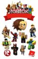 Topper cake kue ulang tahun karakter roblox free nama dan ucapan. 