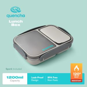 QUENCHA 1200ml Leak-proof Lunch Box: Eco-Friendly & Durable
