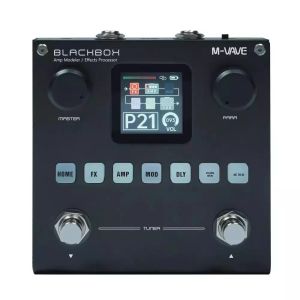 M-VAVE Blackbox Bộ Xử Lý Đa Hiệu Ứng Guitar/Bass AMP Có Thể Sạc Lại Với Bàn Đạp Đa Hiệu Ứng USB Cho Guitar Điện Và Bass