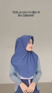 Jilbab Khimar Pinguin Jersey Instan Premium Jilbab Tazkia Instan Terbaru 2023