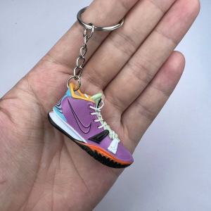 New Spiderman Keychain 3D Hollow Backpack School Bag Pendant Kobe James Curry Irving Superhero Cartoon Character Design