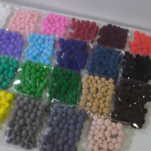 Pom pom ball Ita bag accessories Pompom DIY keychain accessories Cotton ball DIY Kit Craft