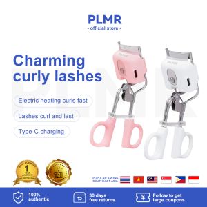 PLMR Electric Eyelash Curler Heated Eyelash Curl Long-lasting Curl Portable Type-C Rechargeable Heated Eyelash Curler