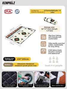 KENPUAZ | Moisture Proof Portable Lightweight Outdoor Camping Mat