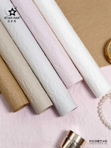 Rain of Meteors Love Relief 3D Pressed Floral Wrapping Paper Fresh Flower Bouquet Packaging Paper Art Material Resources